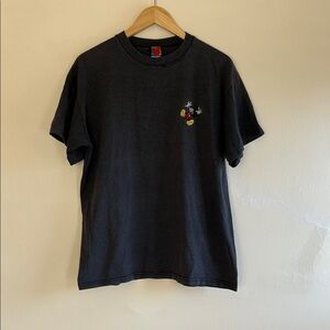 Vintage 90s Single Stitch Disney Mickey Mouse Embroidered TShirt Men’s Medium